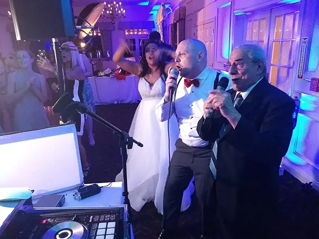 DJ Angel Alba Boston wedding DJ with packed dance floor