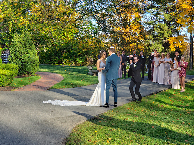 Massachusetts wedding DJ with full dance floor celebration