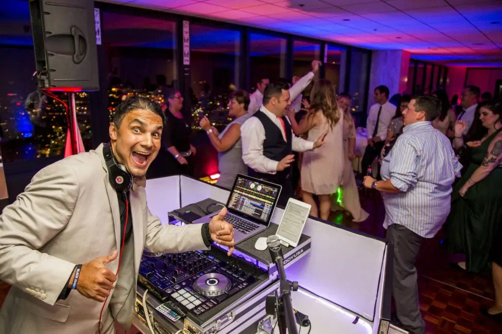 Massachusetts wedding reception DJ dance floor